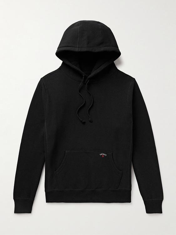 Black hooded sweatshirt from Noah