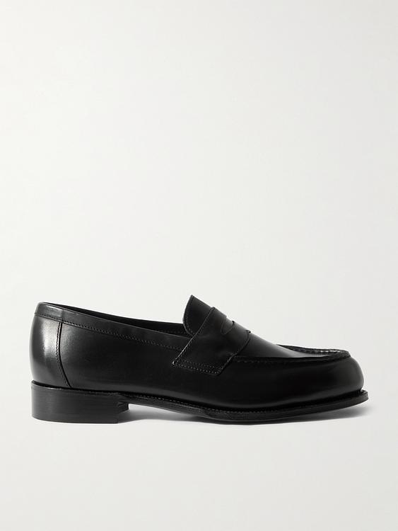 Black loafers from George Cleverley