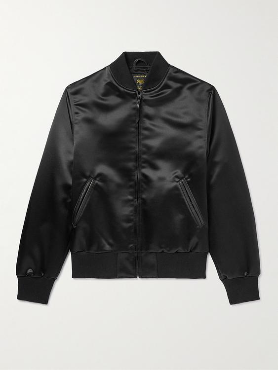 Black bomber jacket from Golden Bear