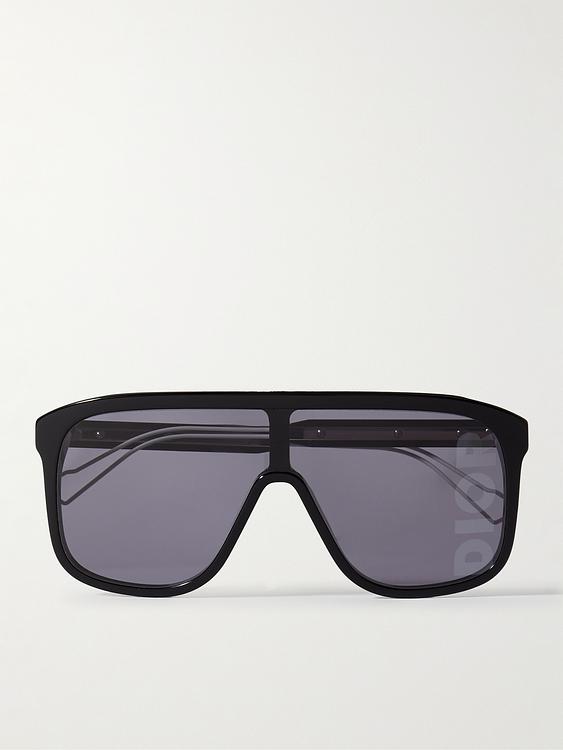 Black d-frame sunglasses from Dior Eyewear
