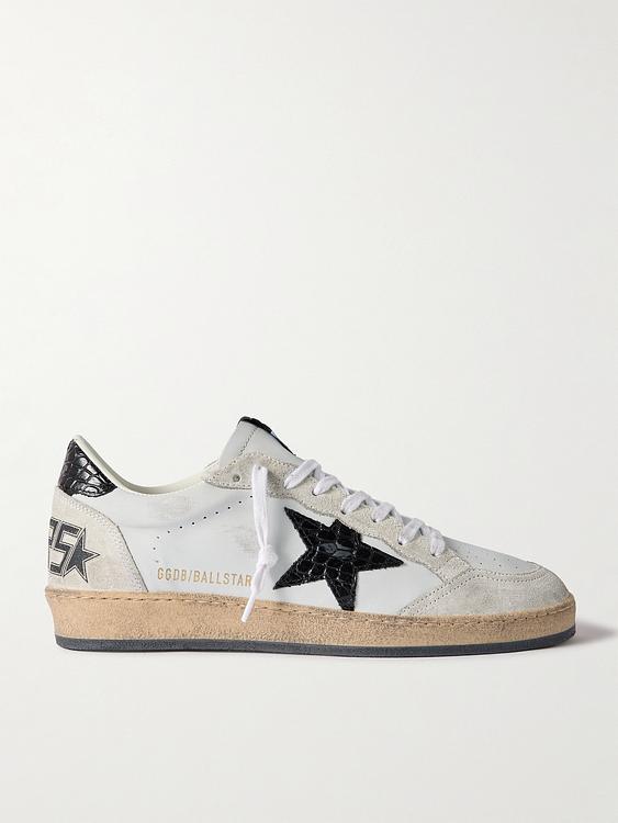 Print grey sneakers from Golden Goose