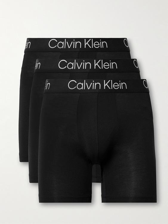 Print black boxer briefs from Calvin Klein Underwear