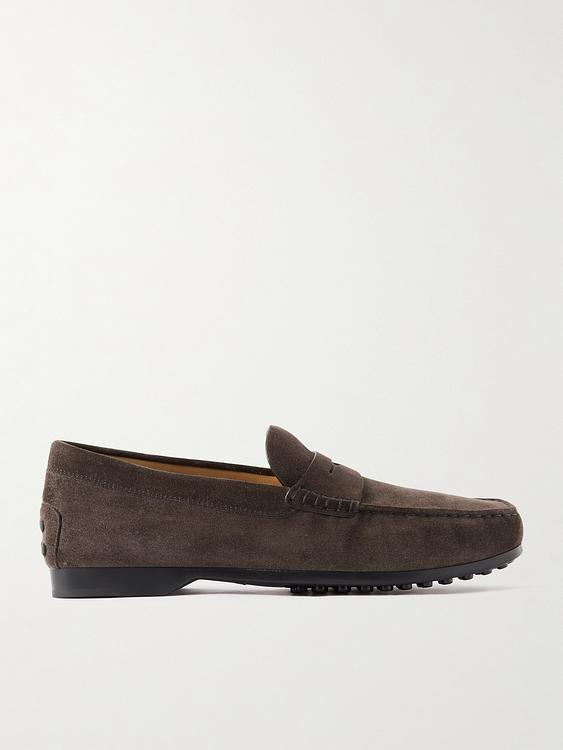 Dark brown loafers from Tod's