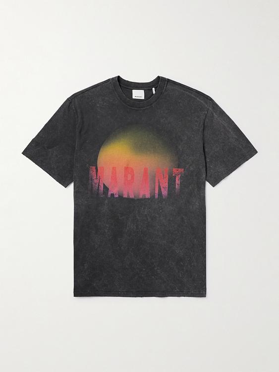 Print dark grey t-shirt from Marant