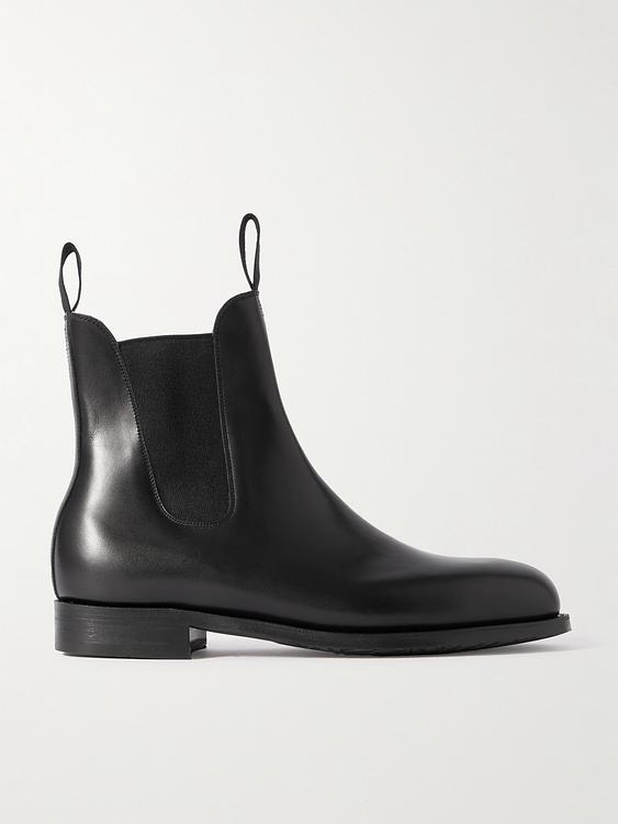 Black chelsea boots from J.M. Weston