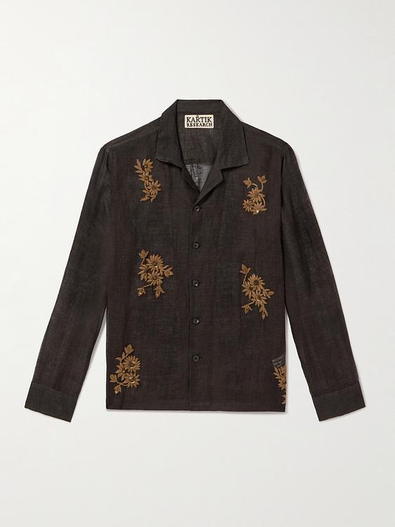 Black casual shirt from Kartik Research