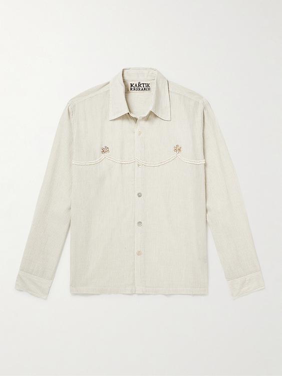 White casual shirt from Kartik Research