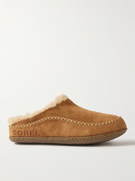 Brown slippers from Sorel