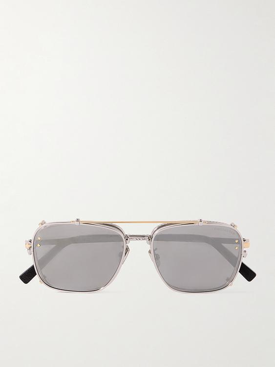 Grey d-frame sunglasses from Dior Eyewear