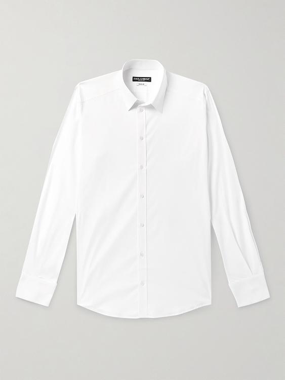 White casual shirt from Dolce&Gabbana