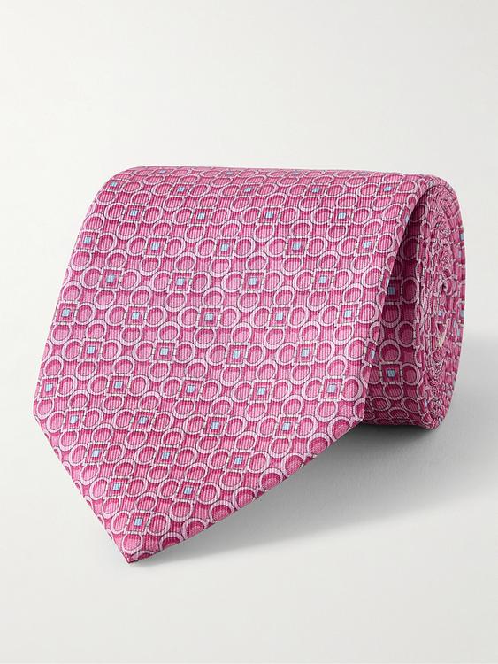 Light purple tie from FERRAGAMO