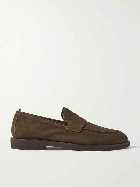 Dark brown loafers from Officine Creative