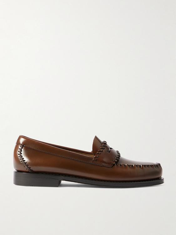 Dark brown loafers from G.H. Bass & Co.