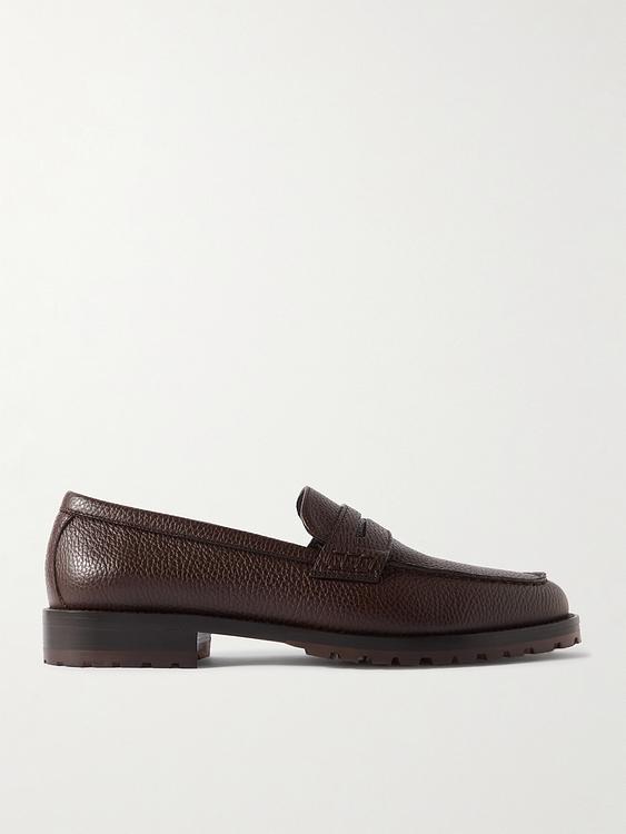 Dark brown loafers from Manolo Blahnik