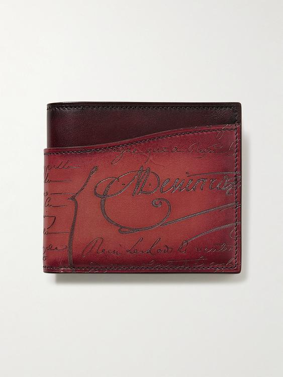 Dark red wallet from Berluti