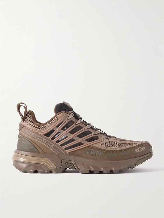 Taupe sneakers from Salomon