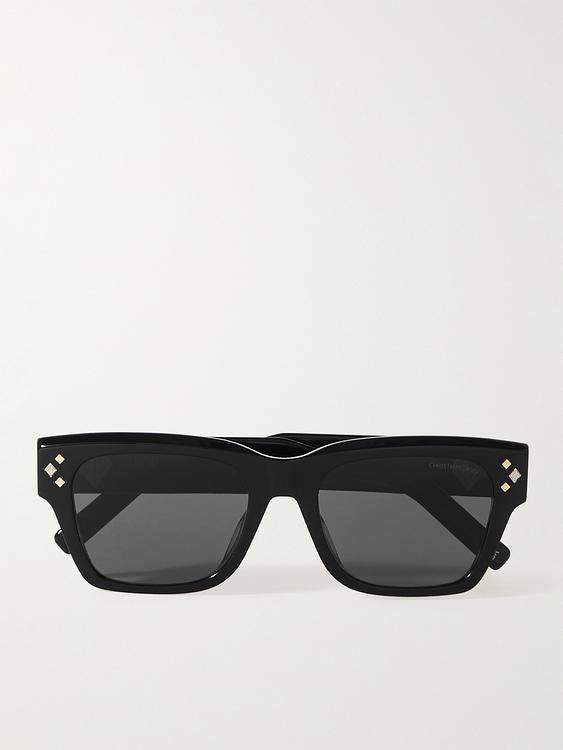 Black d-frame sunglasses from Dior Eyewear