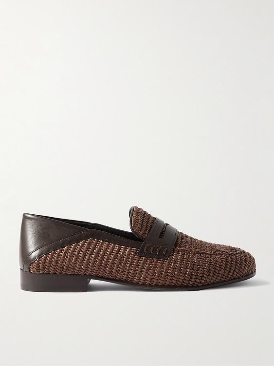 Dark brown loafers from Manolo Blahnik