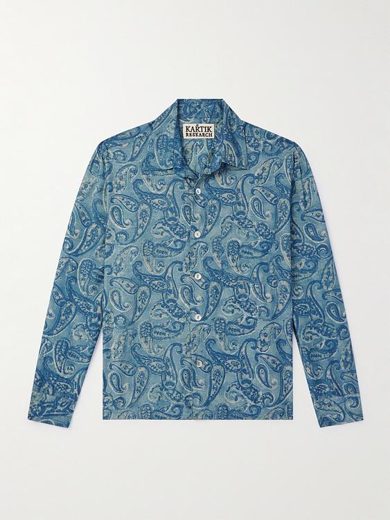 Blue casual shirt from Kartik Research
