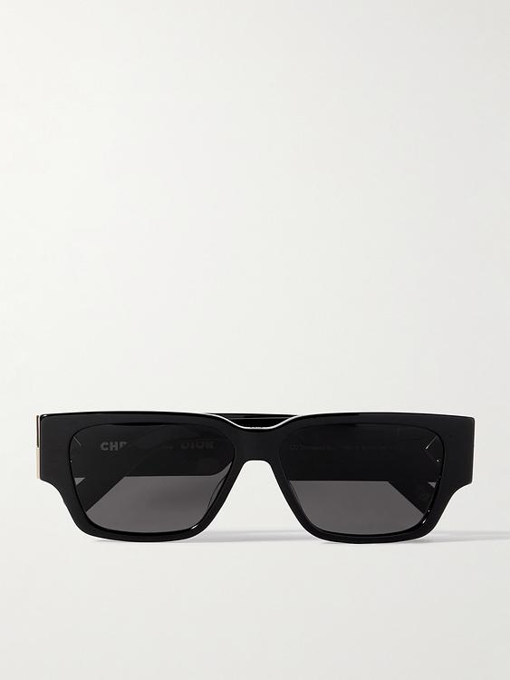 Black d-frame sunglasses from Dior Eyewear