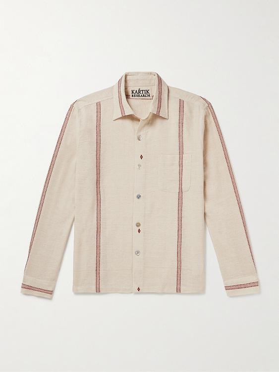 Beige casual shirt from Kartik Research