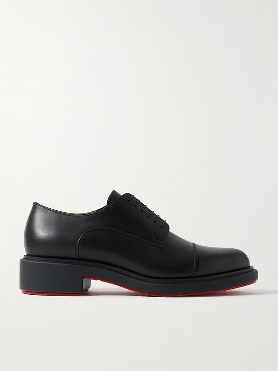 Black derby shoes from Christian Louboutin