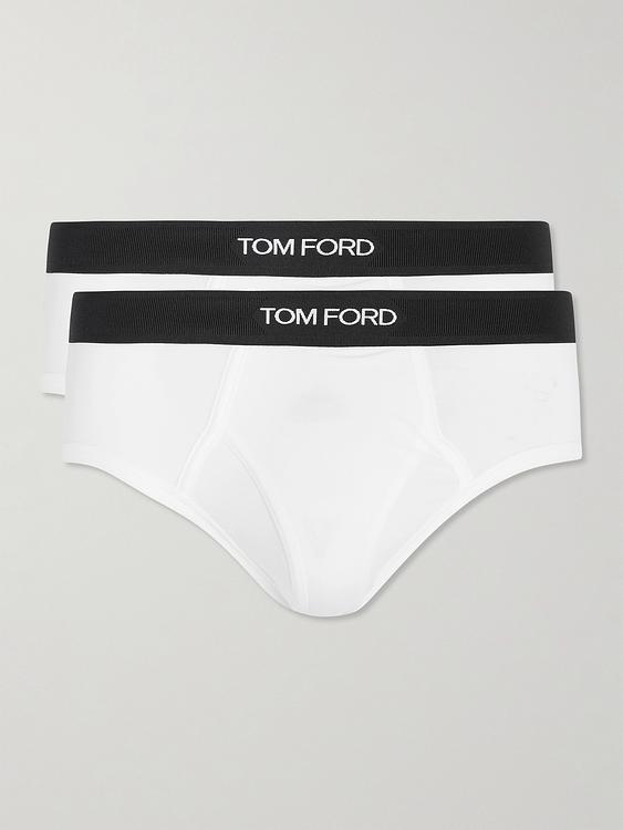 Print white briefs from Tom Ford