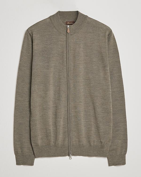 Taupe full-zip from Stenströms