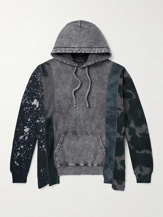 Grey hooded sweatshirt from Needles