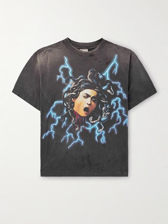 Print dark grey t-shirt from Saint Mxxxxxx