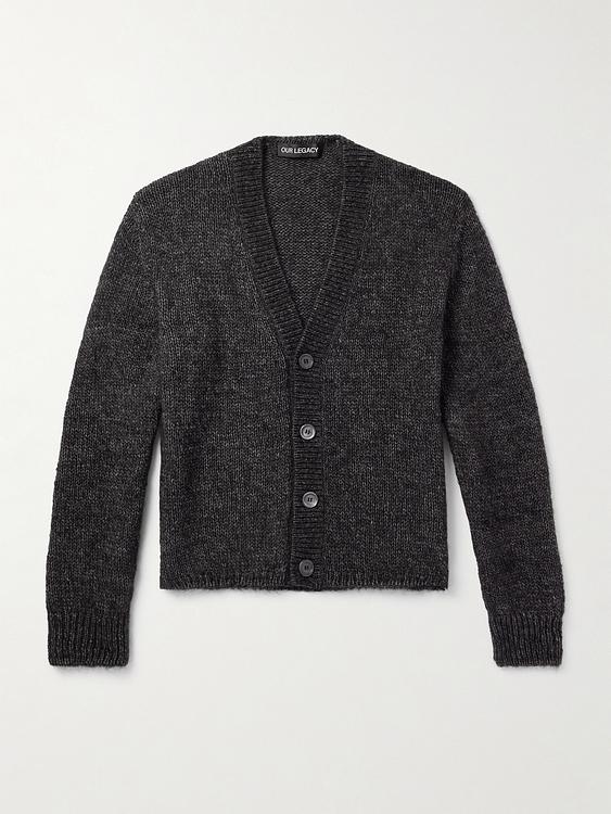 Black cardigan from Our Legacy