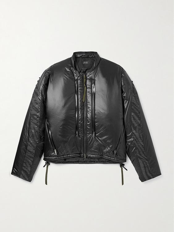 Dark grey bomber jacket from Acronym
