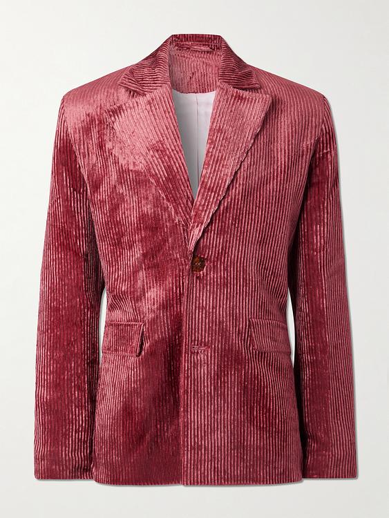 Dark red suit jacket from Séfr