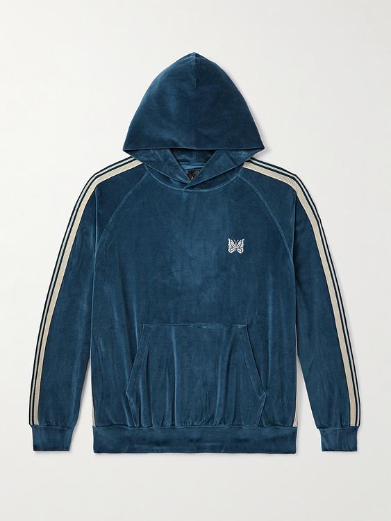 Dark blue hooded sweatshirt from Needles