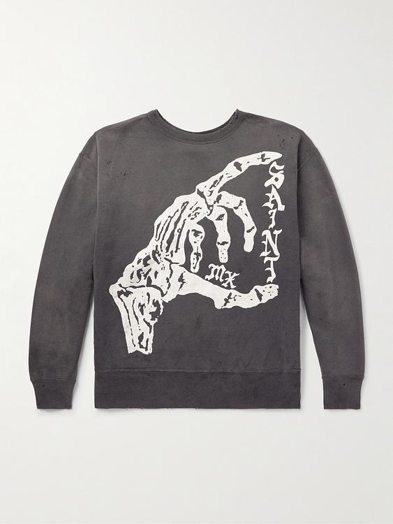 Print dark brown sweatshirt from Saint Mxxxxxx