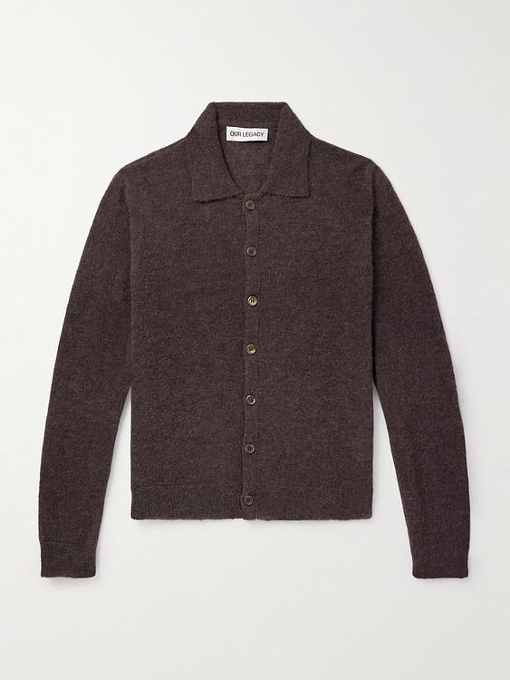 Dark brown cardigan from Our Legacy