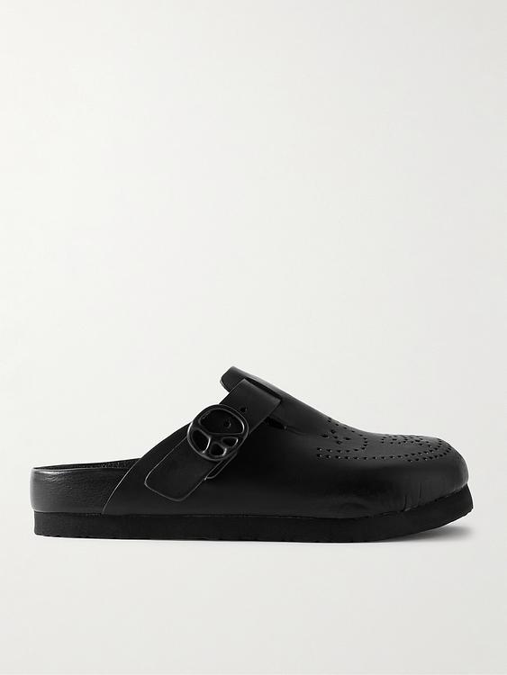 Black slippers from Needles