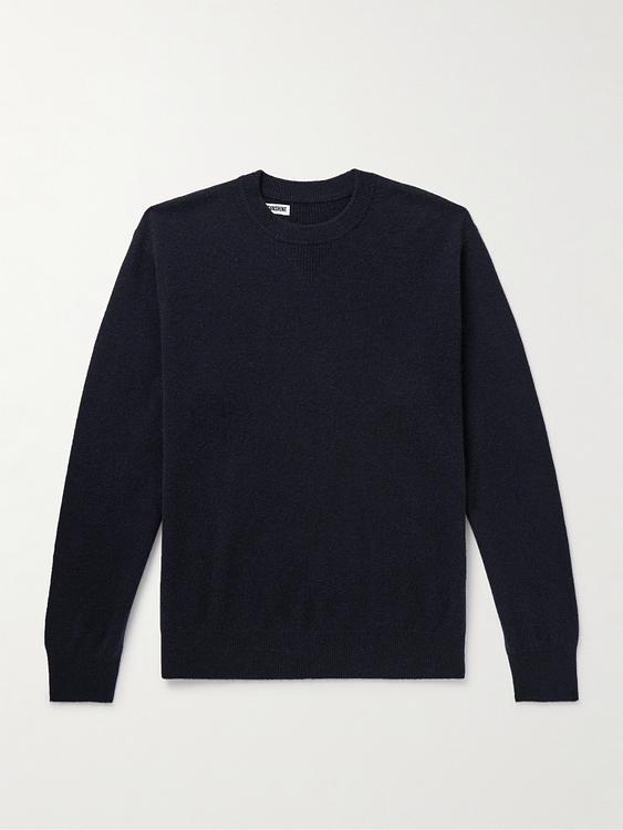 Black cashmere sweater from Kaptain Sunshine