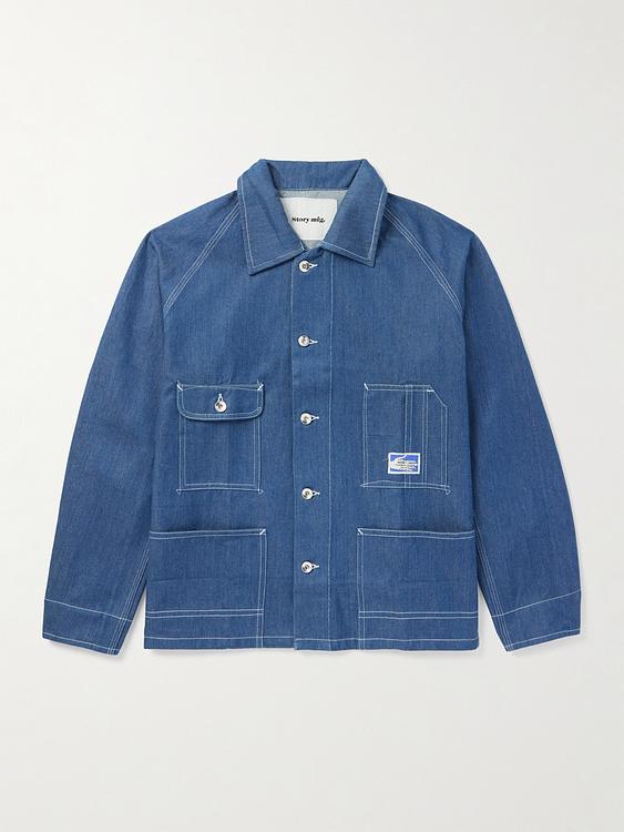 Blue casual jacket from Story Mfg.