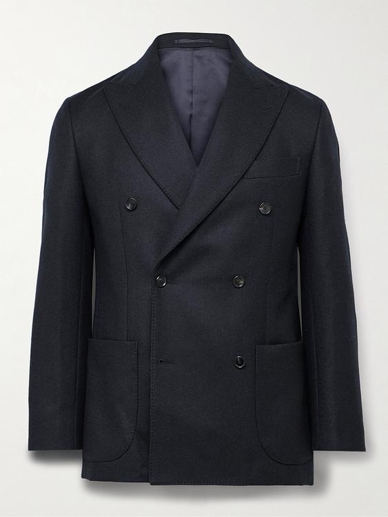 Black double-breasted suit jacket from Kaptain Sunshine