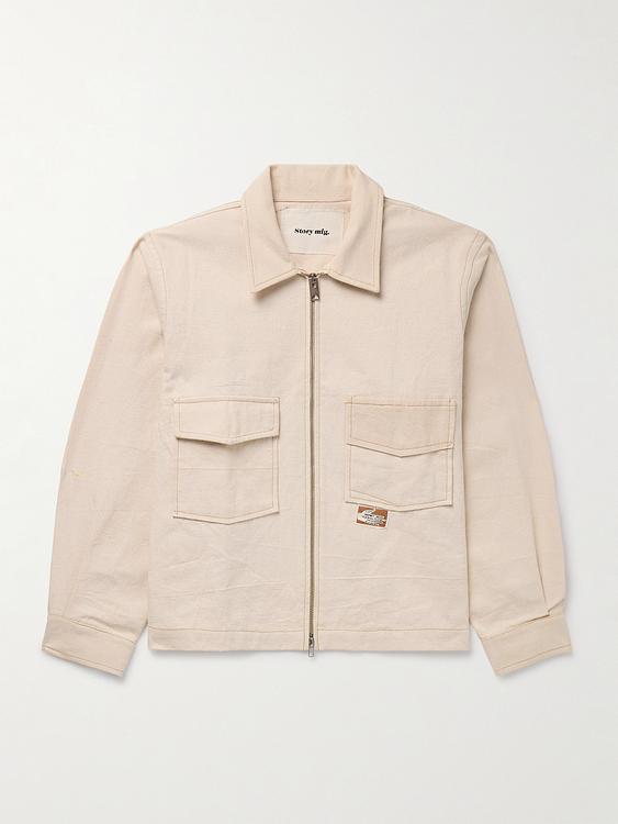 Beige casual jacket from Story Mfg.