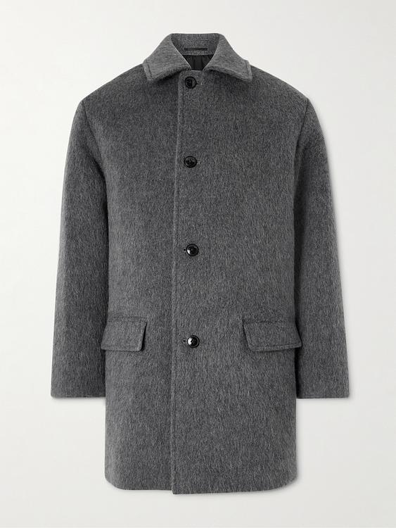 Dark grey coat from Kaptain Sunshine