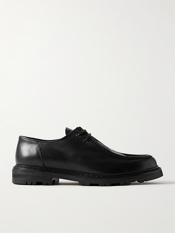 Black derby shoes from Bode