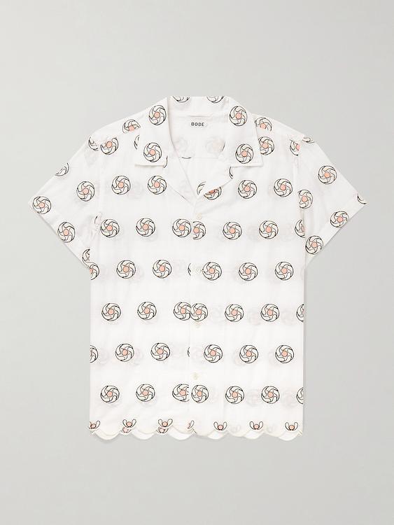 White short sleeve shirt from Bode