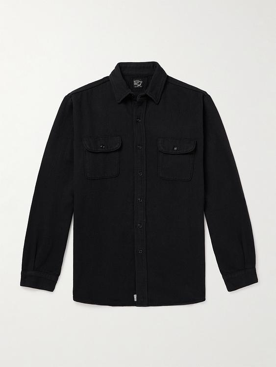 Black flannel shirt from orSlow