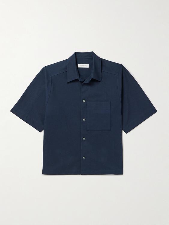 Dark blue short sleeve shirt from Le 17 Septembre