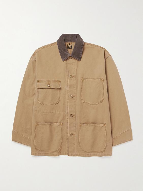 Taupe casual jacket from orSlow