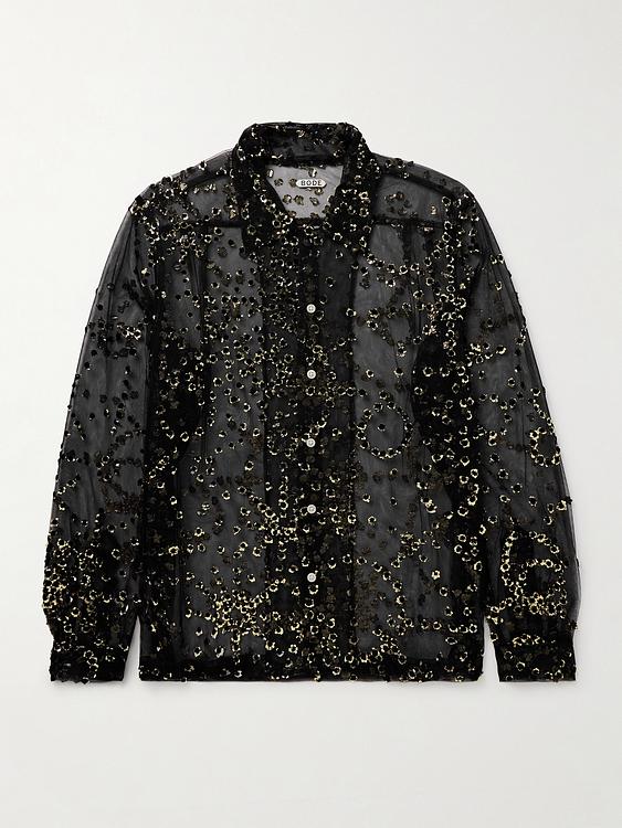 Black casual jacket from Bode