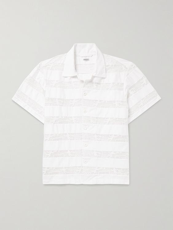 White short sleeve shirt from Bode