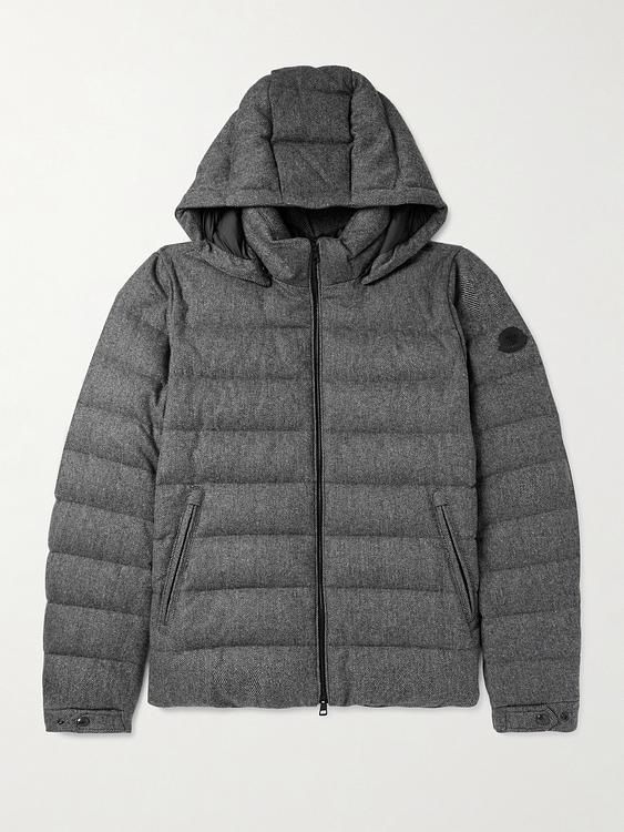 Dark grey down jacket from Moncler